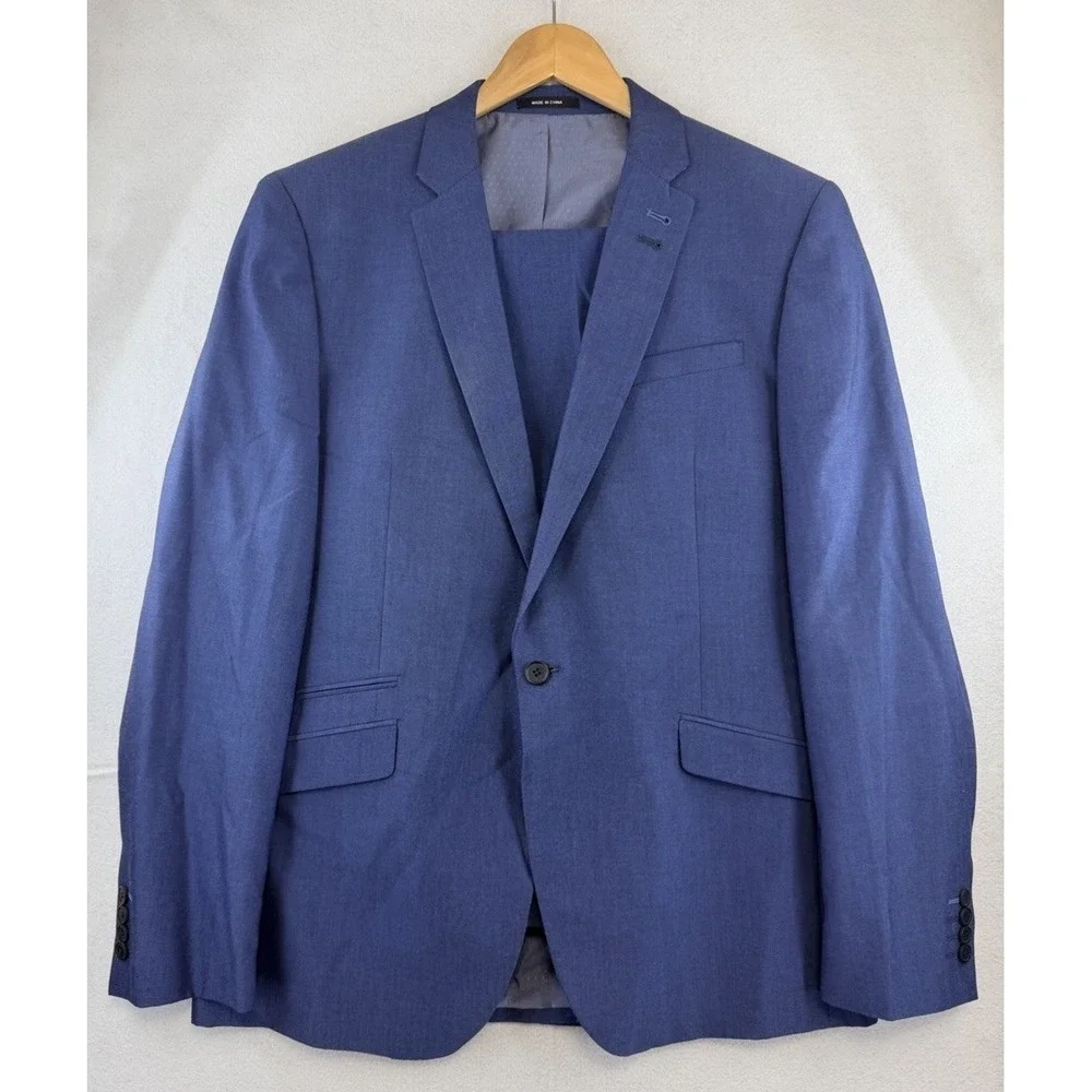 Cedar Wood State Men's 2 piece suit SLIM‎ FIT 44L, Pants W38